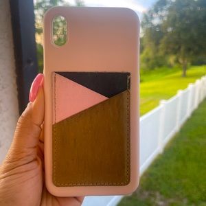 iPhone 10 Xs max case with card holder